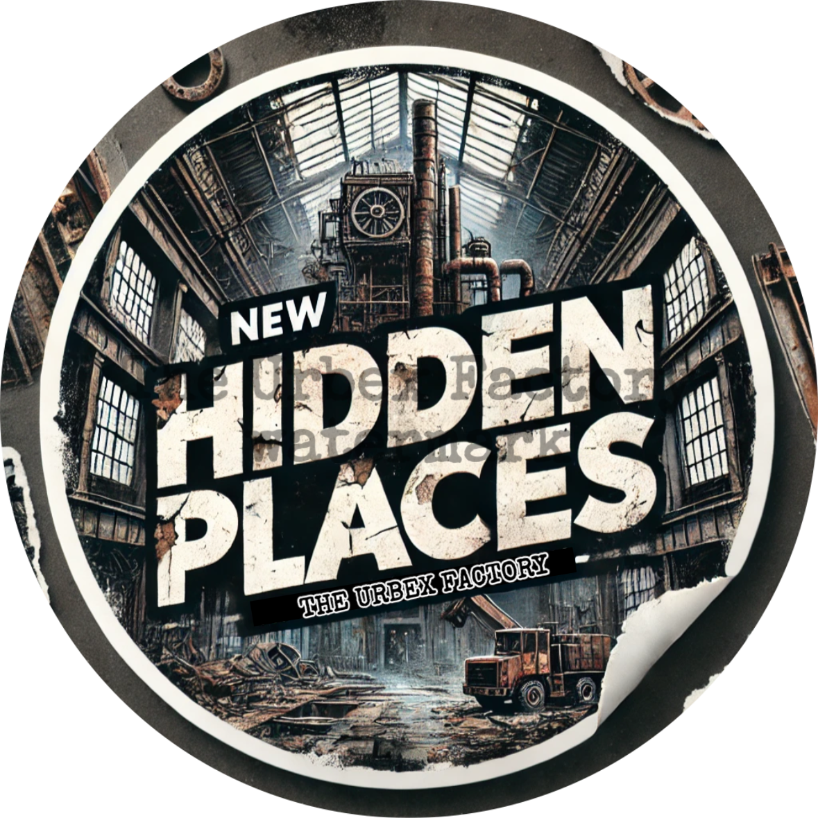 Hidden Places - Sticker