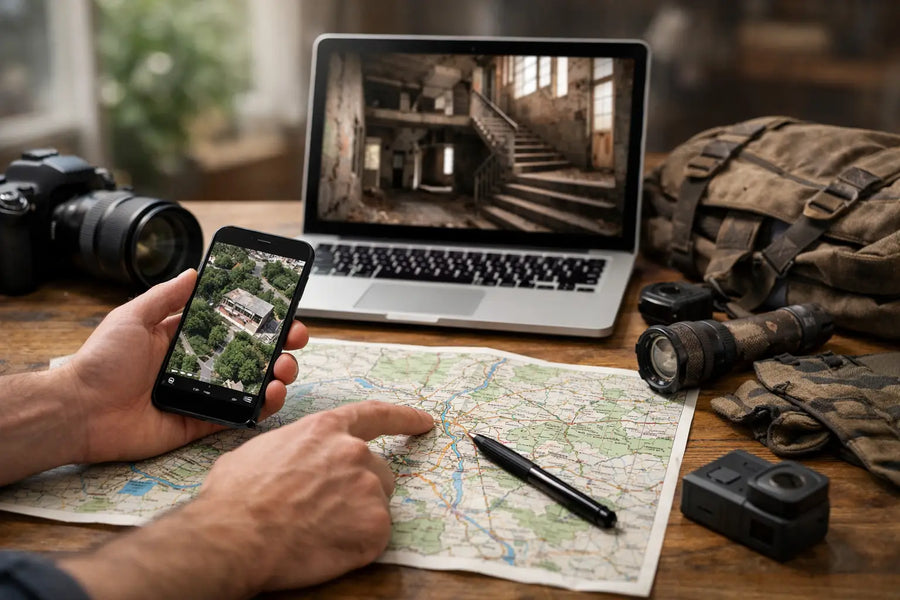 Urbex route plannen zonder tijd te verliezen