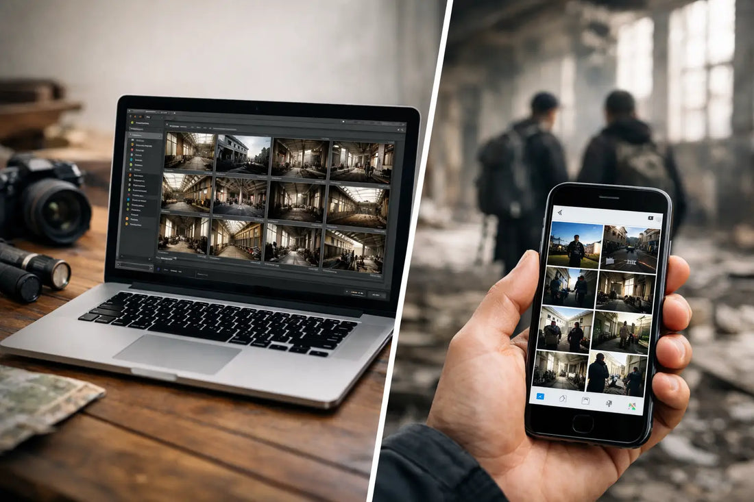 Urbex database versus Facebook-groepen vergelijken