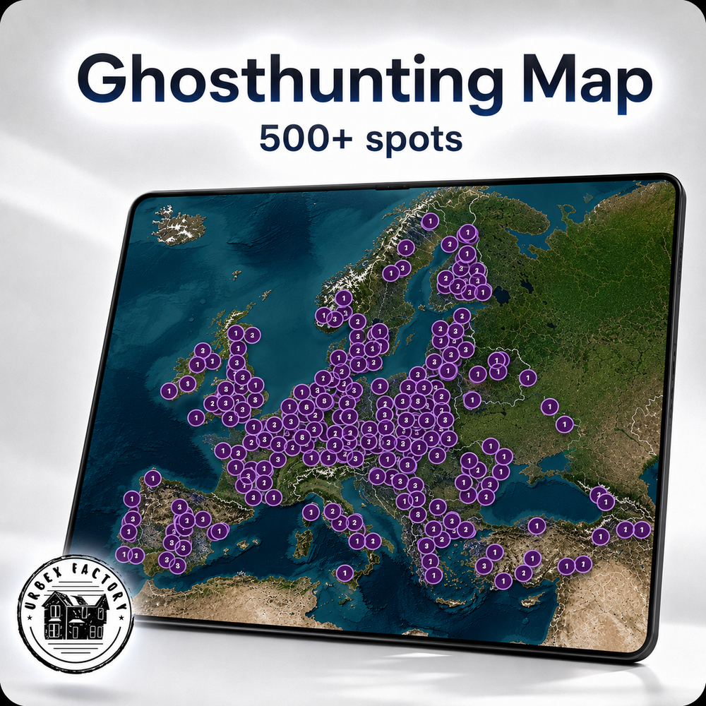 Ghosthunting Urbex Kaart - 300+ Locaties