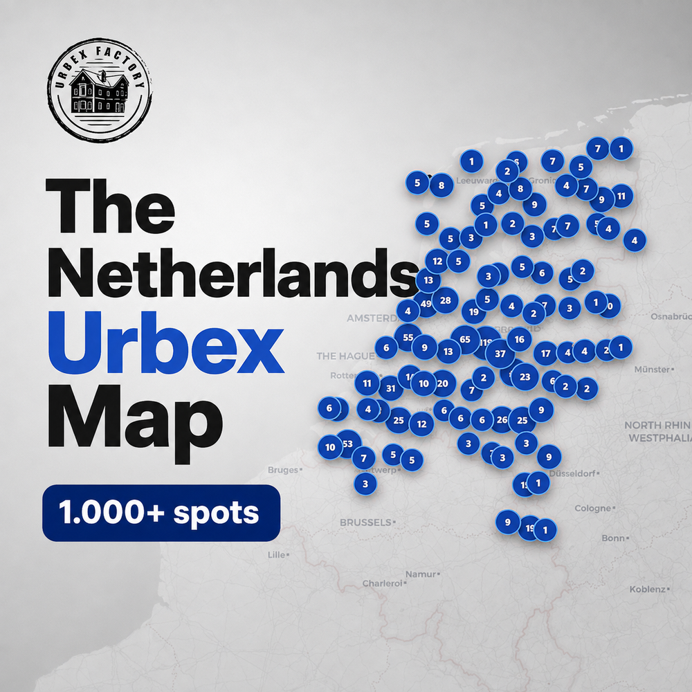 Nederland Urbex Kaart - 1.000+ Locaties