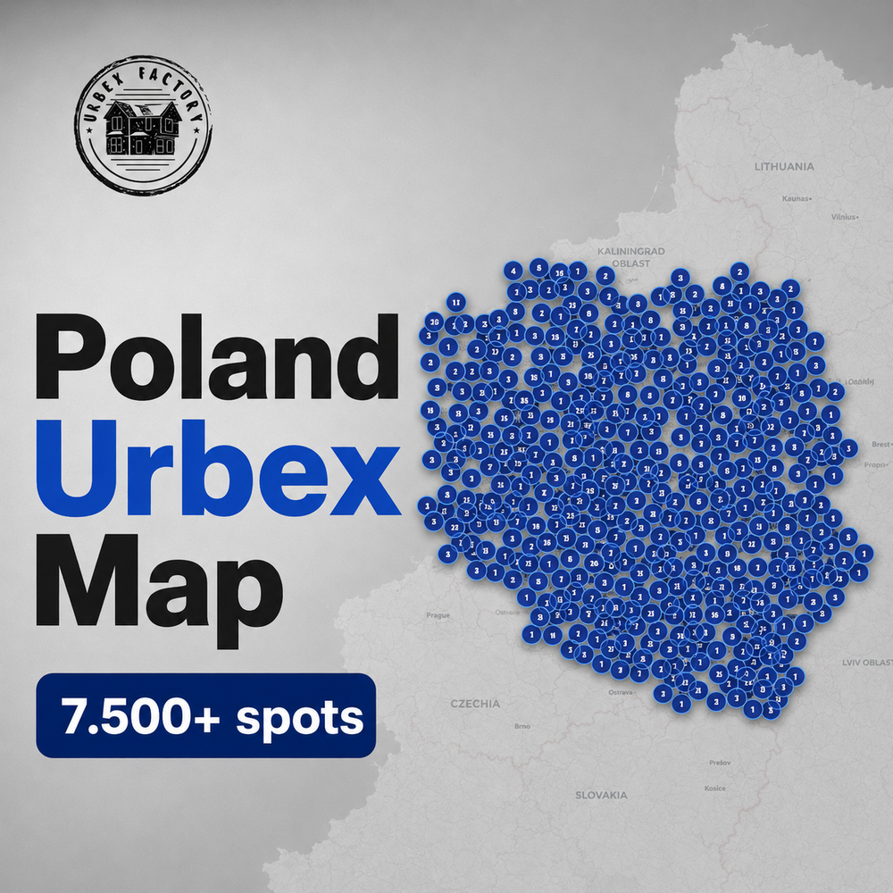 Polen Urbex Kaart - 7.500+ Locaties