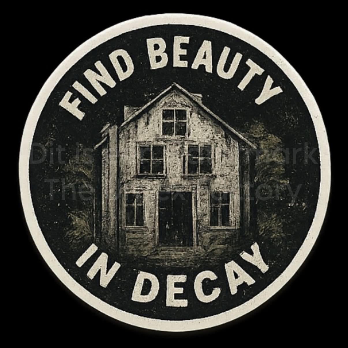 Find Beauty in Decay - Sticker